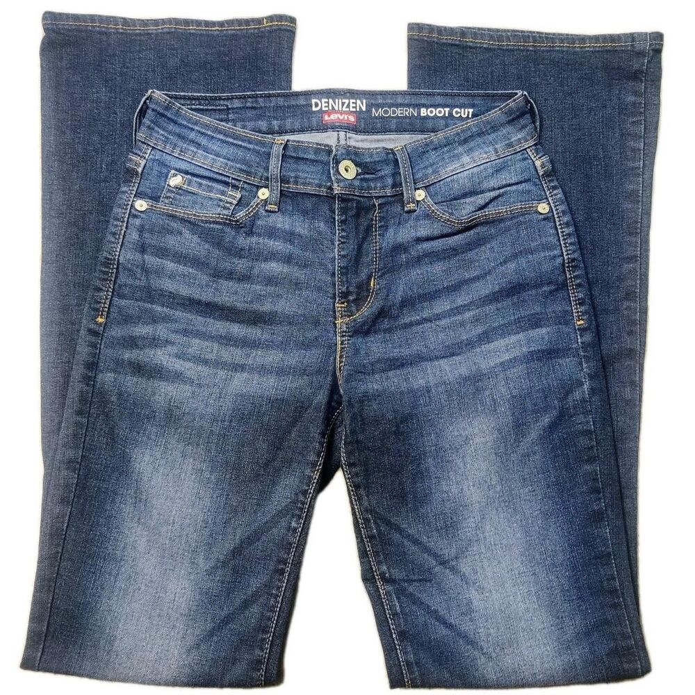 Denizen from Levi’s Modern Boot Cut Jeans Women’s W26 L32 Dark Wash Stretch